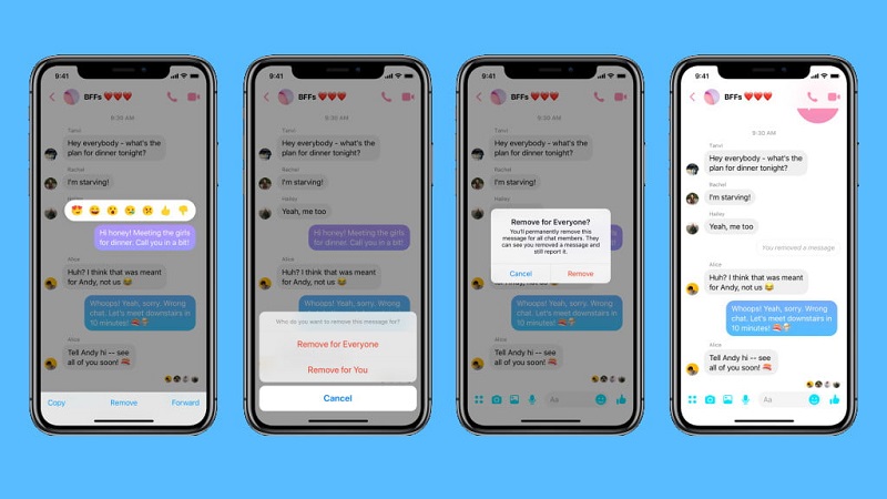 Begini cara hapus pesan terkirim di Facebook Messenger
